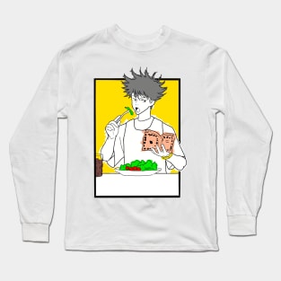 Fushiguro Chilling Long Sleeve T-Shirt